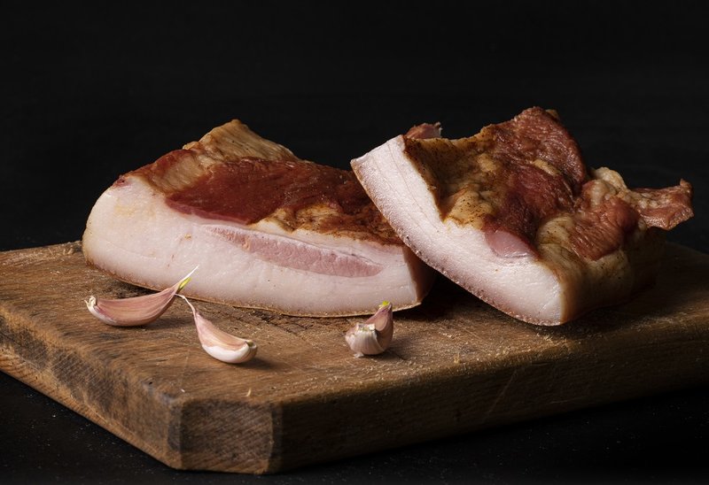 Slanina fiarta de porc